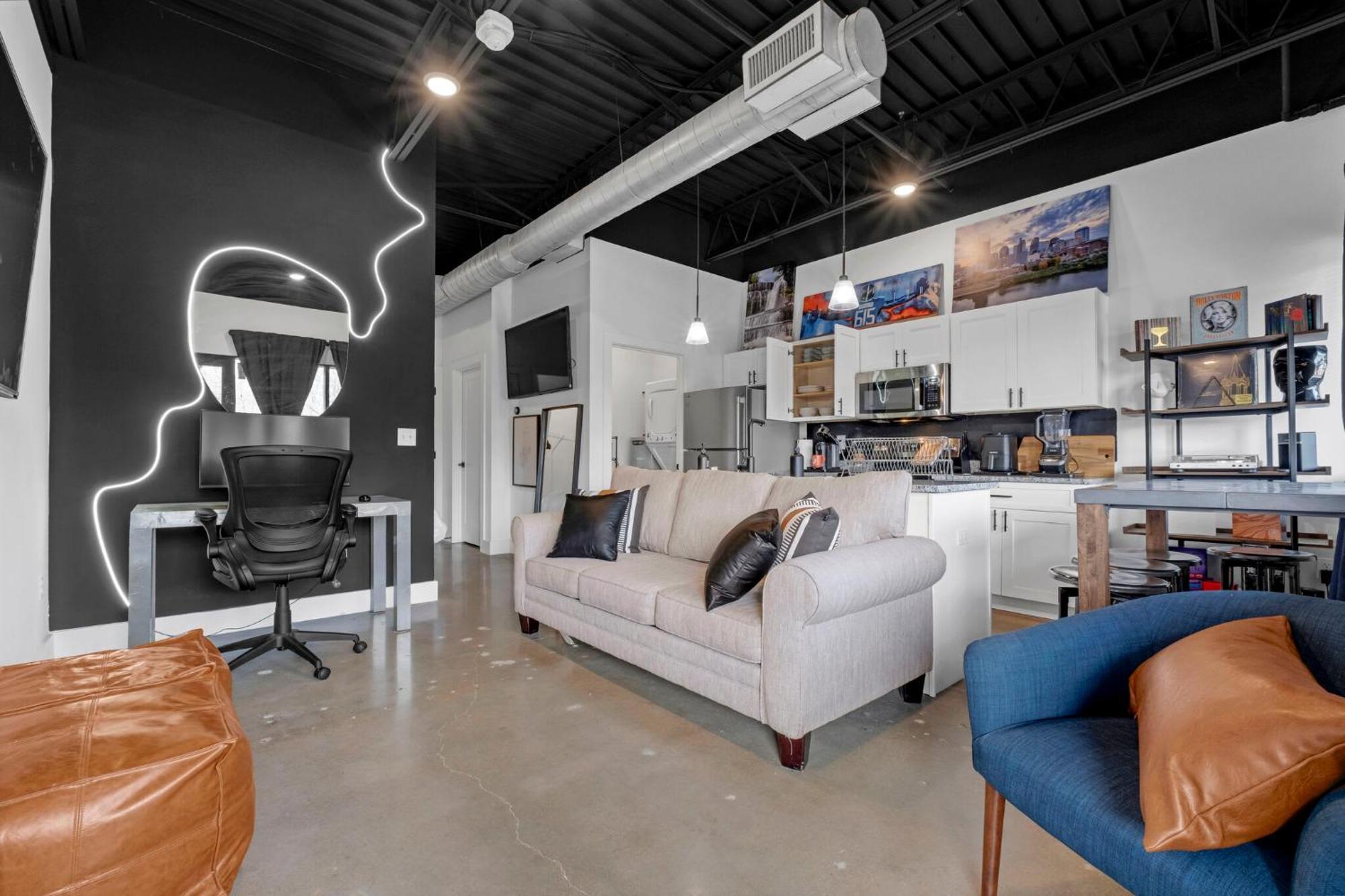 New Studio Sleeps 4 - 7 Mins To Dwtn Nashville Exterior photo